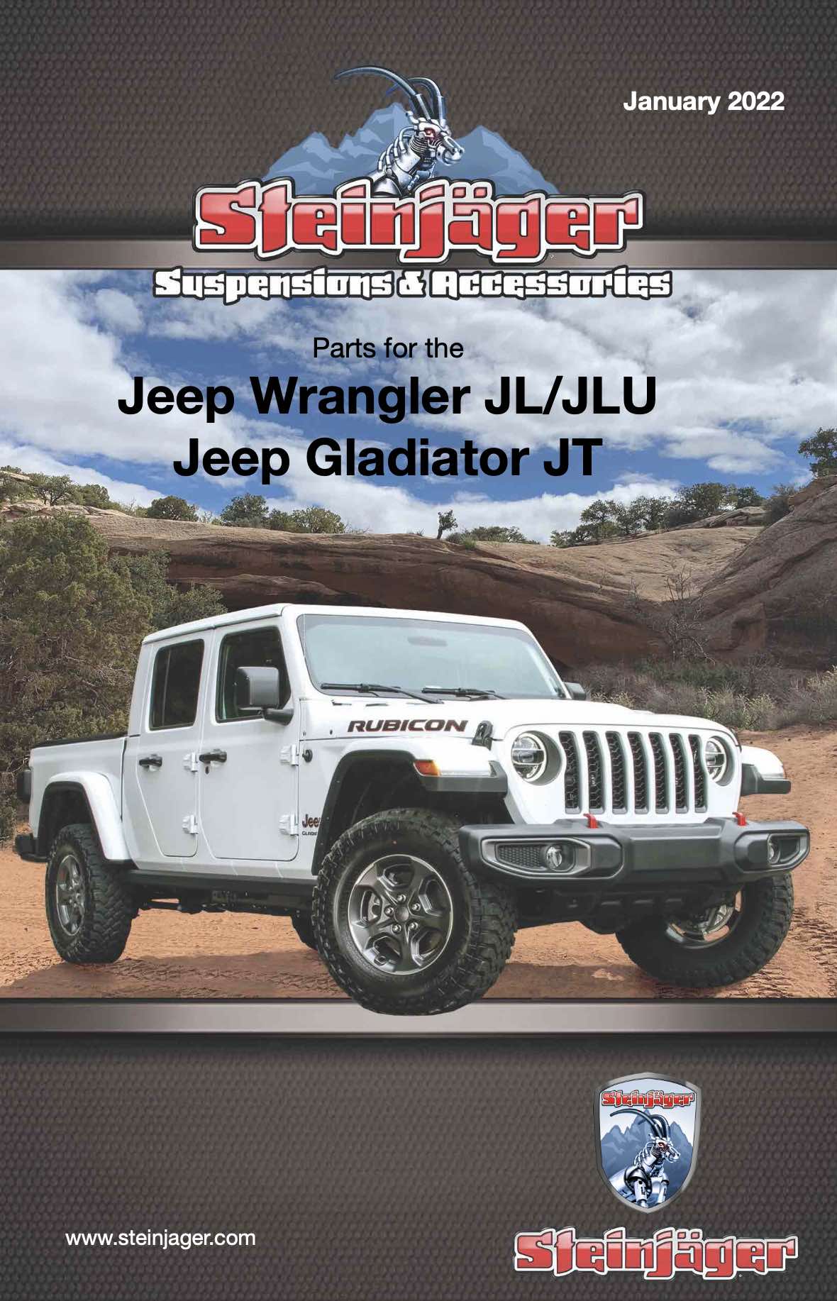 Catalog for Jeep Wrangler JL and JLU, and Gladiator JT