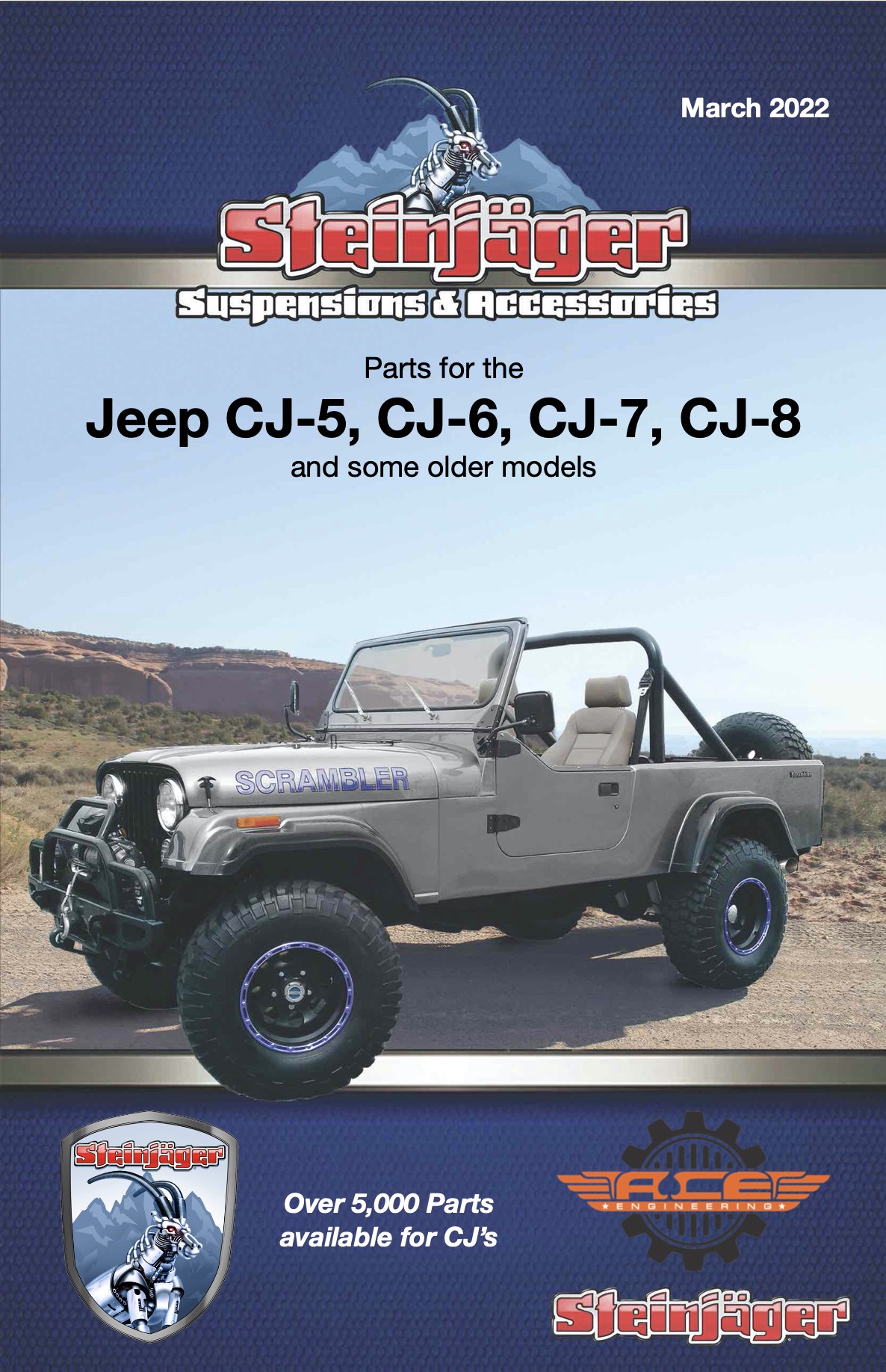 Catalog for Jeep CJ-5, CJ-6, CJ-7 and CJ-8