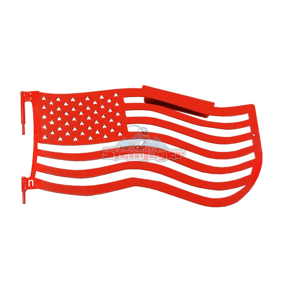 Doors, Trail, incl Accessories American Flag Front Doors Red Baron for Wrangler  JK 2007-2018