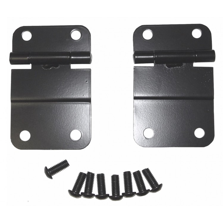 Tailgate (Liftgate) Repl Parts Tailgate Hinges Black Pair for CJ7 1976