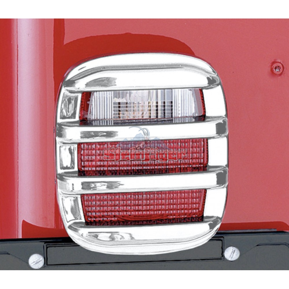 Lighting and Light Guards Tail Light Guards for Wrangler YJ 1987-1995
