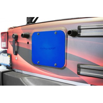 Spare Tire Carrier Delete Plate Wrangler JK