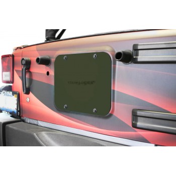 Spare Tire Carrier Delete Plate Wrangler JK