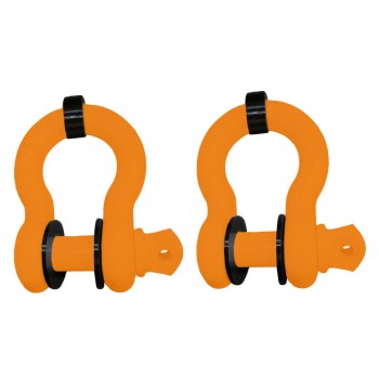 Fluorescent Orange D-Ring Shackle