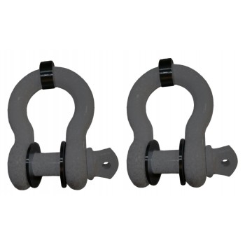 Gray Hammertone D-Ring Shackle