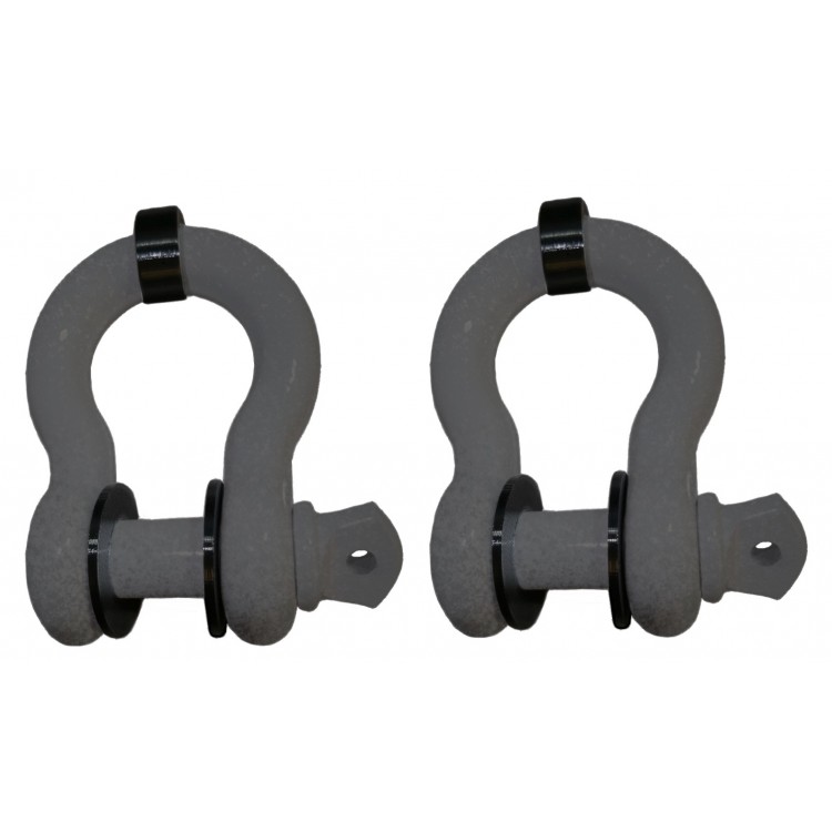 D-Ring Shackle Gray Hammertone