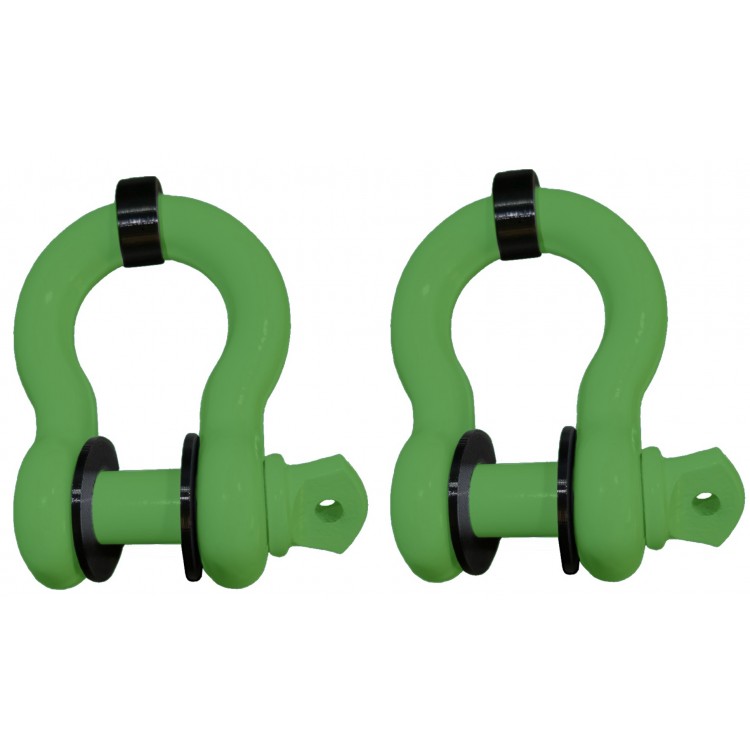D-Ring Shackle Neon Green
