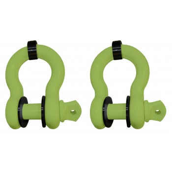 Gecko Green D-Ring Shackle