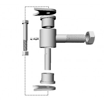 1/2-20 RH Poly Bushing and Axle Tab Kit