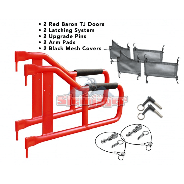 Wrangler TJ Doors, Trail, incl Accessories