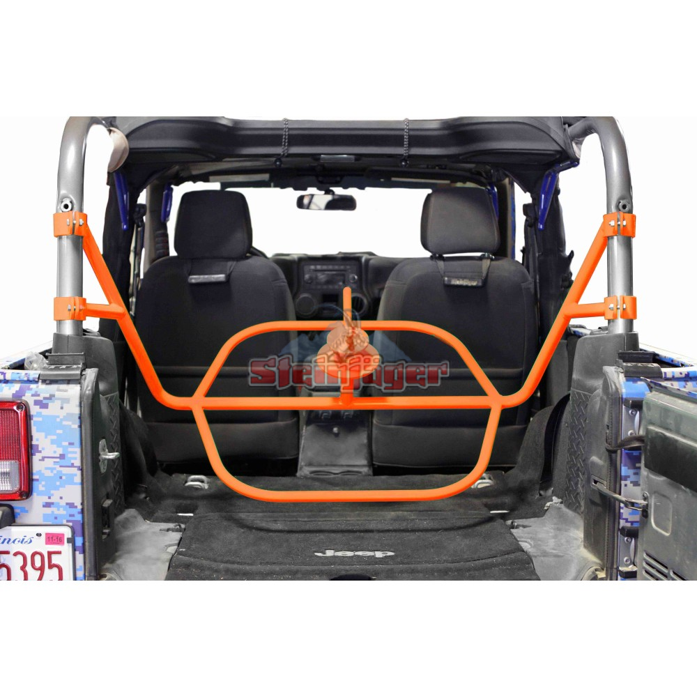 Tire Carrier 2 Door Internal Fluorescent Orange for Wrangler JK 2007-2018