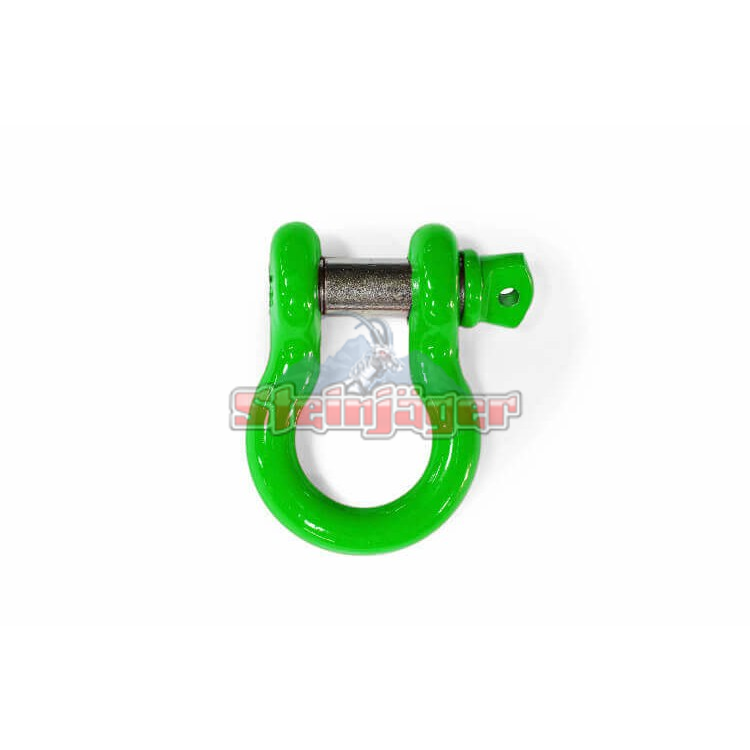 D-Ring Shackle Neon Green