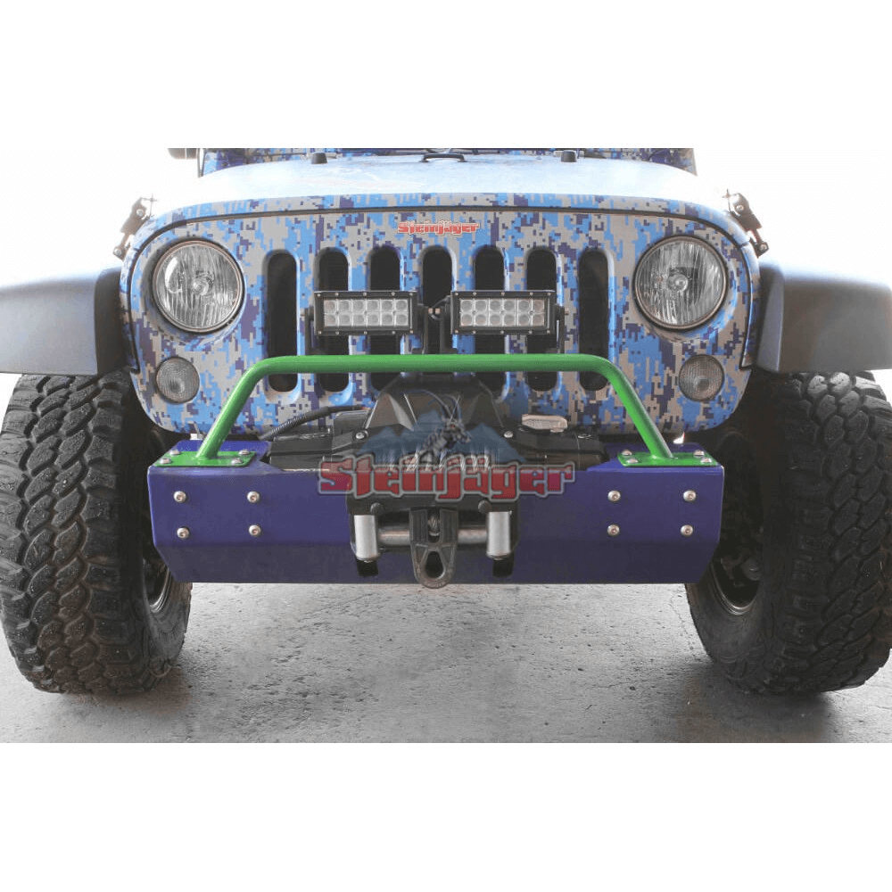 Steinjager Jeep Wrangler JK Bumpers 20072018 Bumper Light Bar, Short