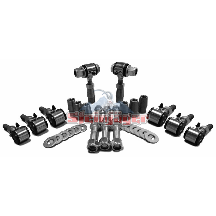 Steinjager Universal Poly Bushings Kits, Male 5/818 RH LH 1/2 Bore x