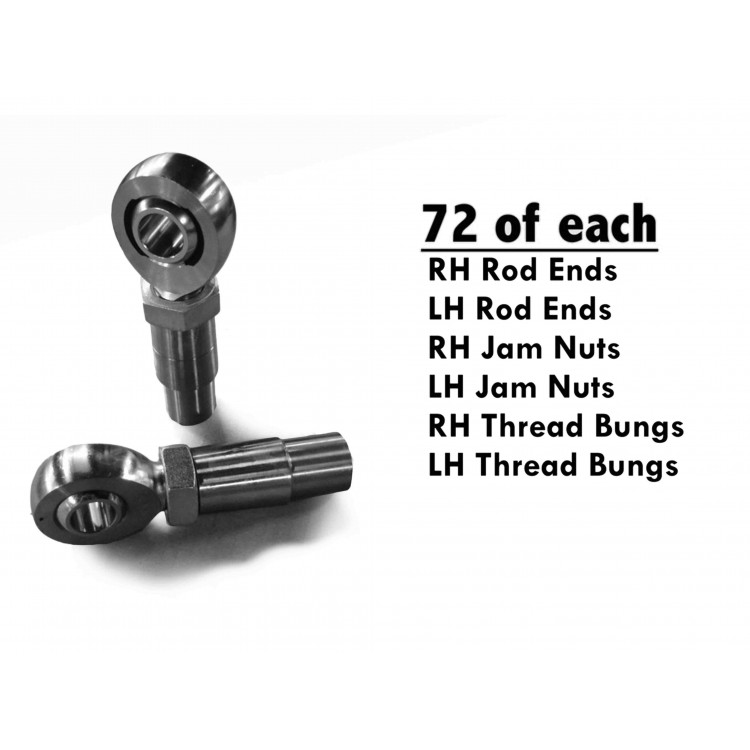 Rod End Kits Heims, Nuts, Bungs
