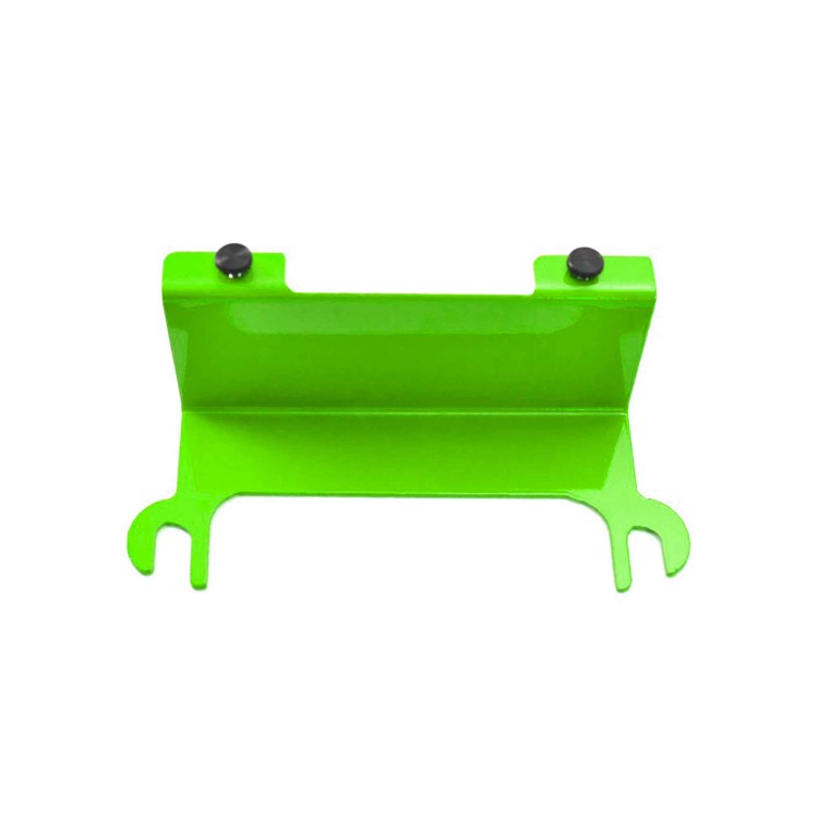 License Plate Relocation Kit Neon Green