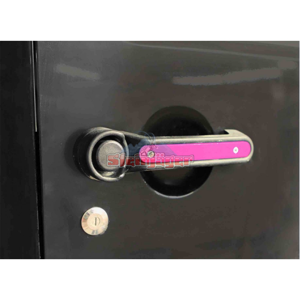 Door Accessories Handle Accents 1 Pack Hot Pink for Wrangler JK 2007-2018
