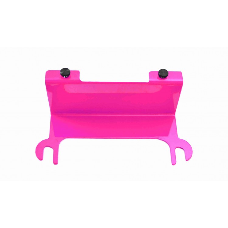 License Plate Relocation Kit Hot Pink