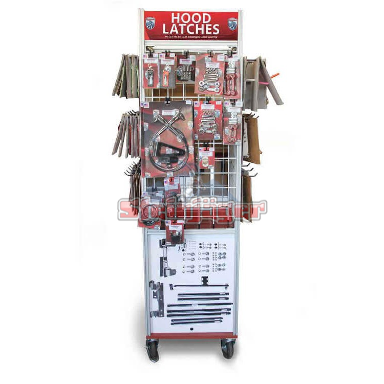 Dealer Retail Display Tower Rack, 4 Sided
