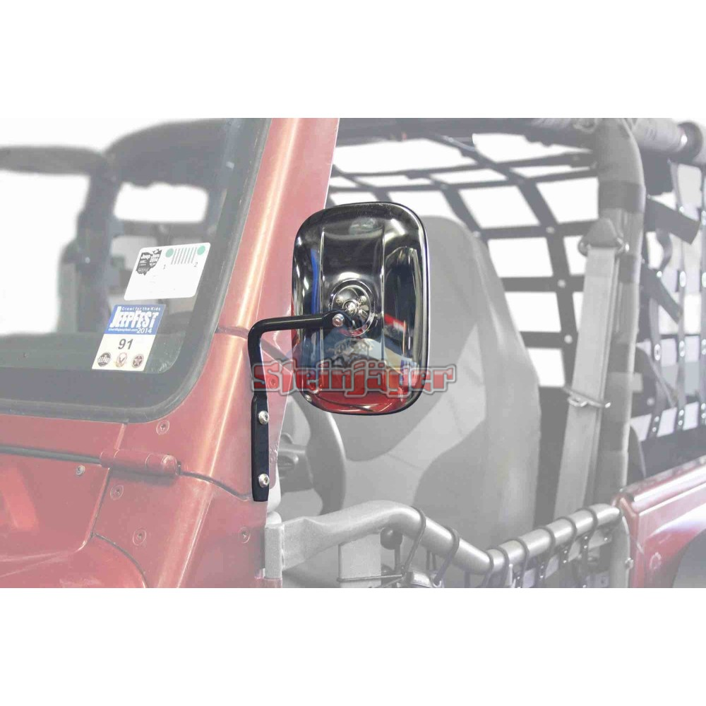 Steinj/äger 1997-2006 Wrangler TJ Doors Tubular Black Powder Coat