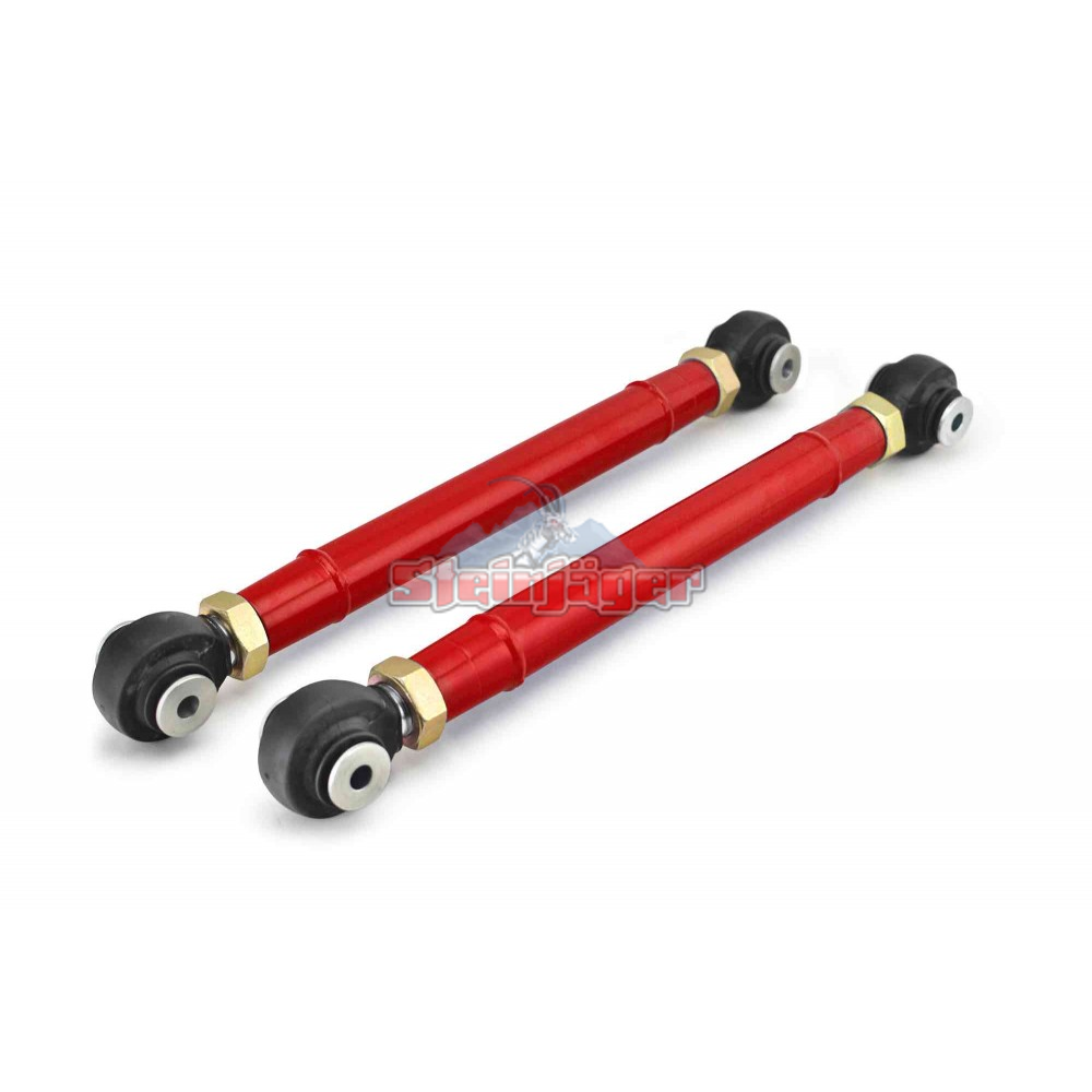 Control Arms Front Lower Double Adj, Heim Style 0-6 Inch Lift Red Baron for Wrangler  TJ 1997-2006