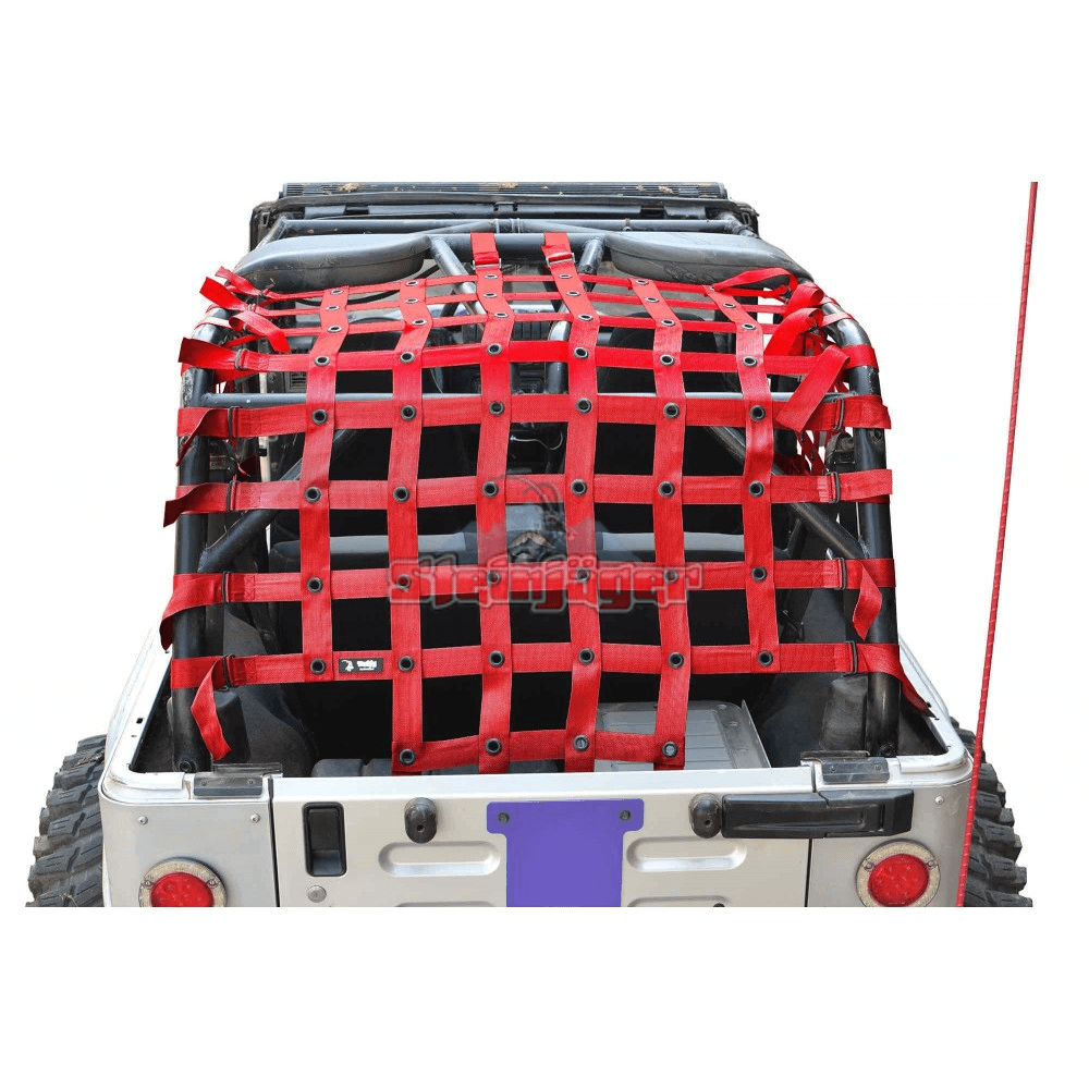 Cargo Net Wrangler LJ Red for Wrangler TJ 2004-2006