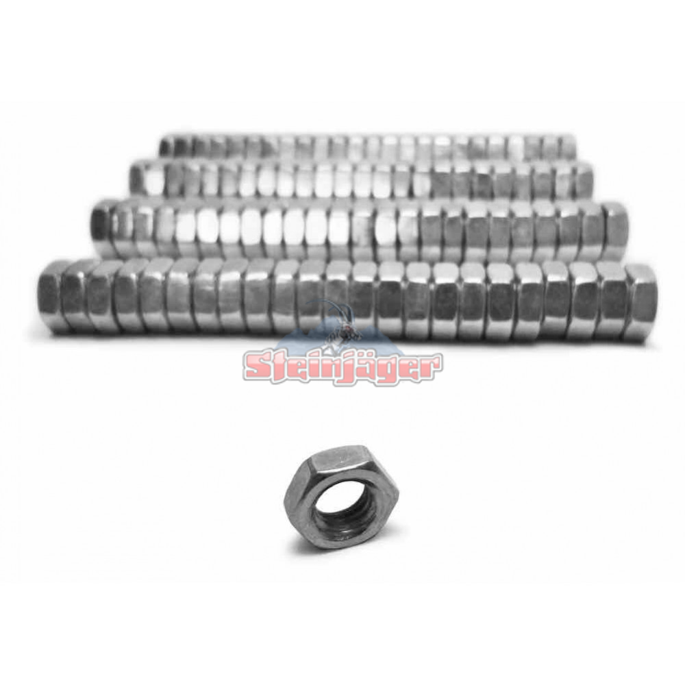 Steinjager Universal Fasteners, Bulk Nuts Bulk Jam 1.2512 RH 96 Pack